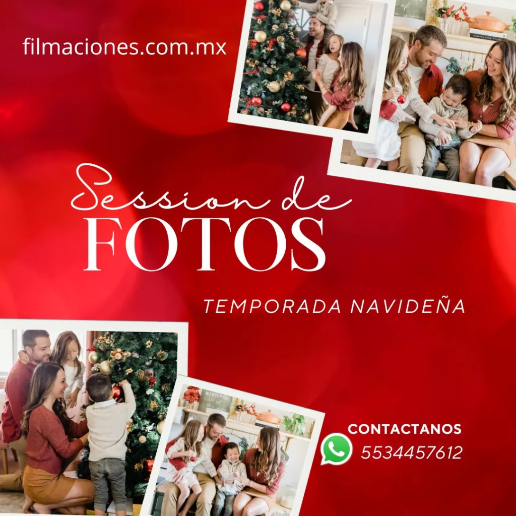 sesiones de fotos navideñas en CDMX